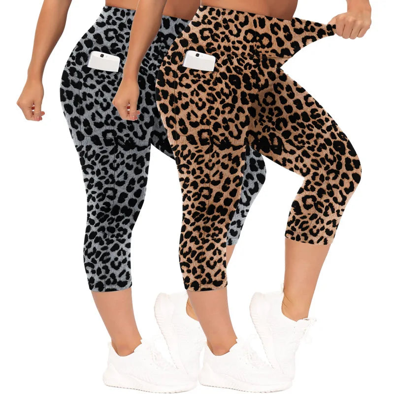 Leopard Print Yoga Pants