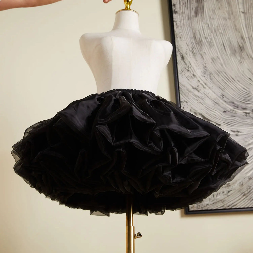 Puffy Short Tulle Skirt