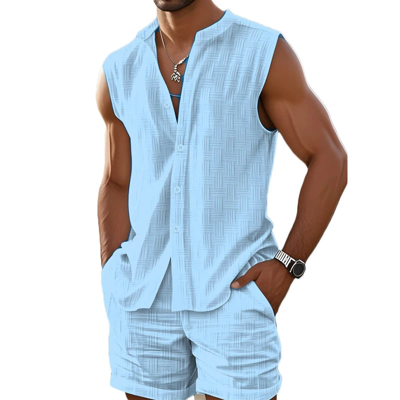 Sleeveless Top Set