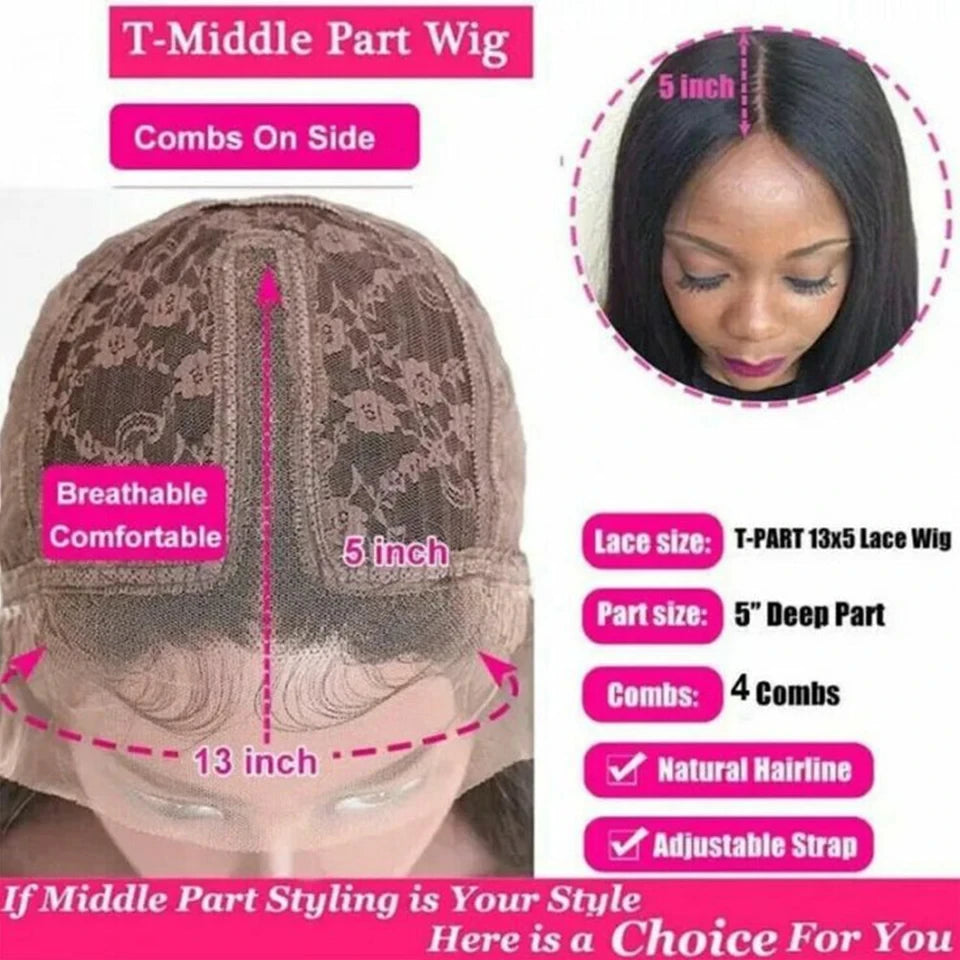 Bone Straight Lace Front Wig