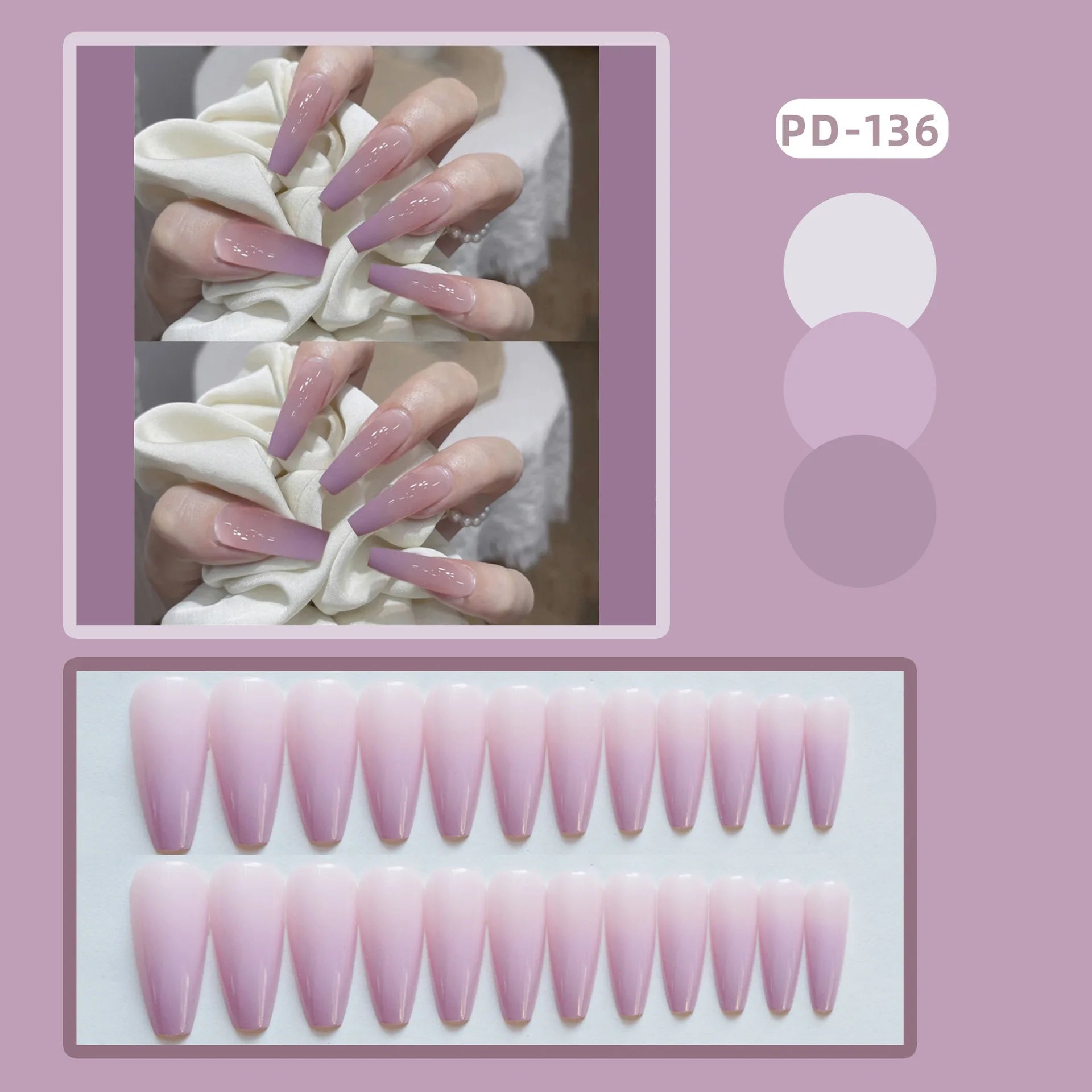 24pcs Fake Nails