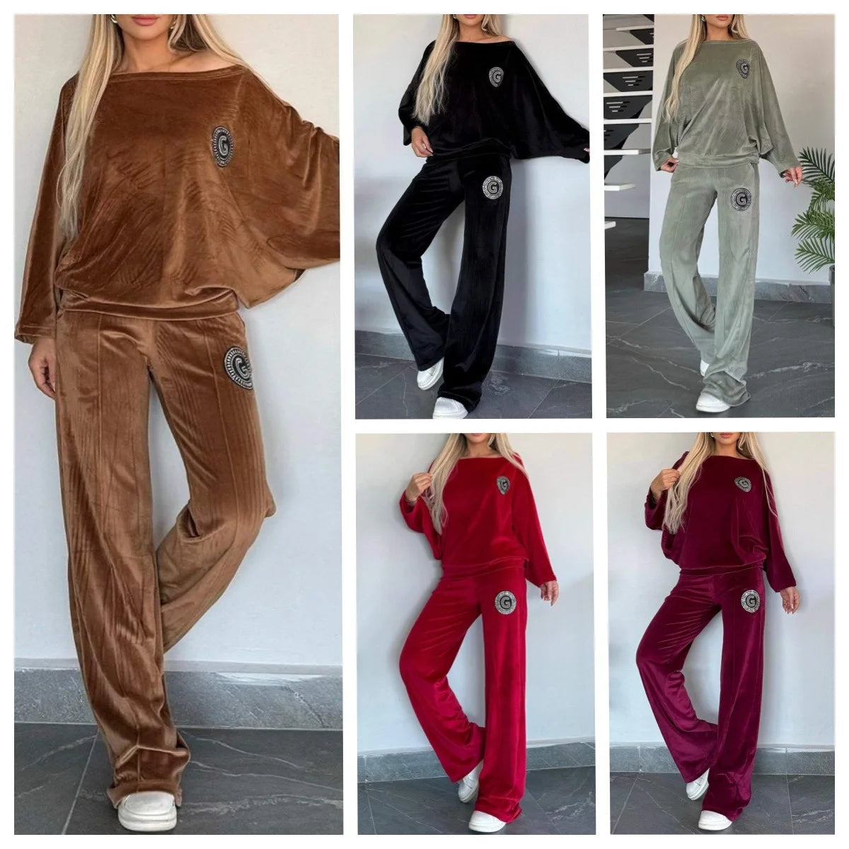Velvet Pants Set