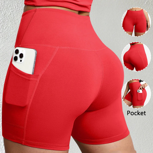 Biker Shorts with Pocket