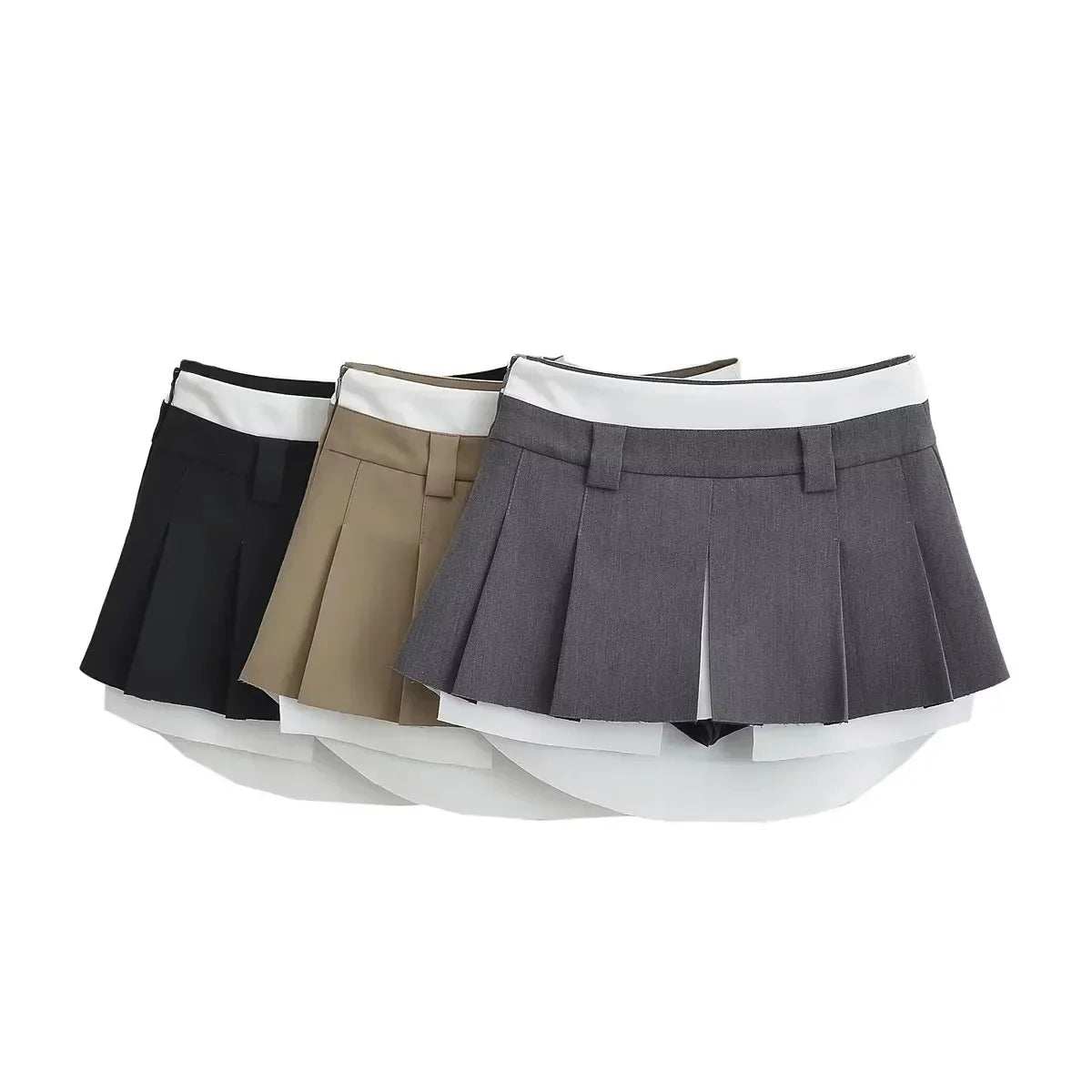 Low-Waist Mini Skirt