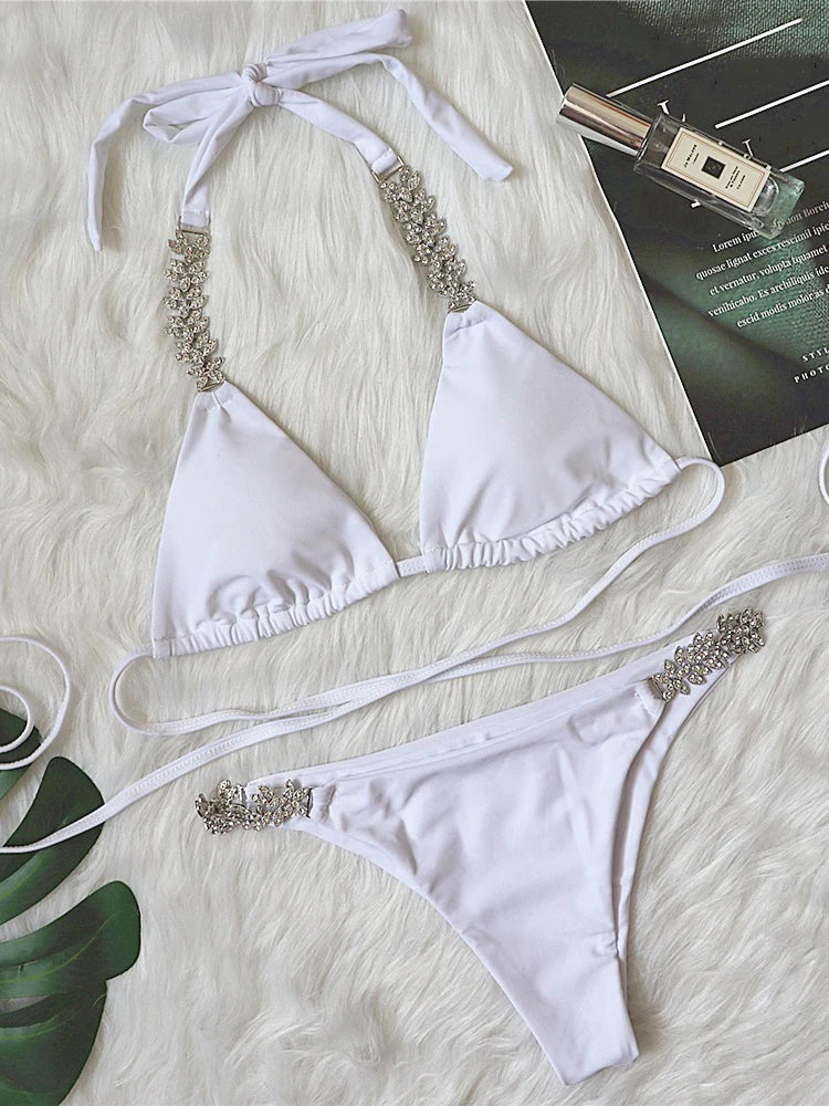 DEAT Lace-Up Bikini