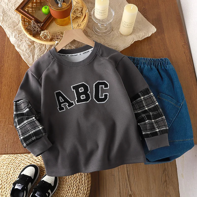 ABC Print Sweatshirt