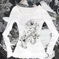 Long Sleeved Printed Tee