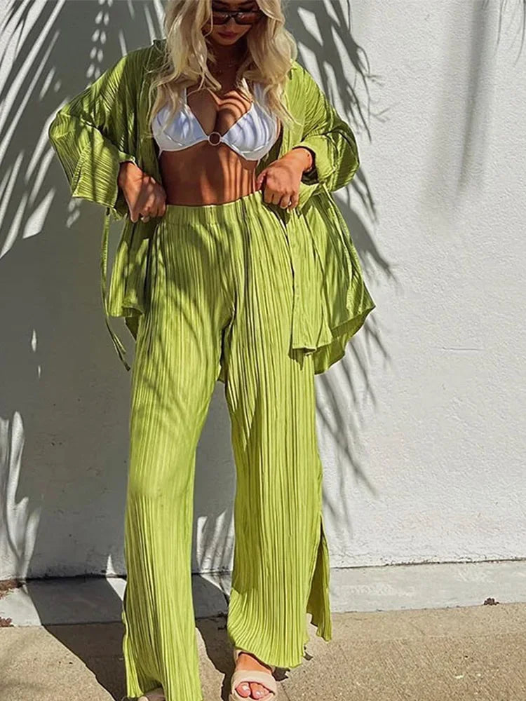 Pleated 2 Piece Set