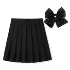 High Waist Skirt With Bowtie