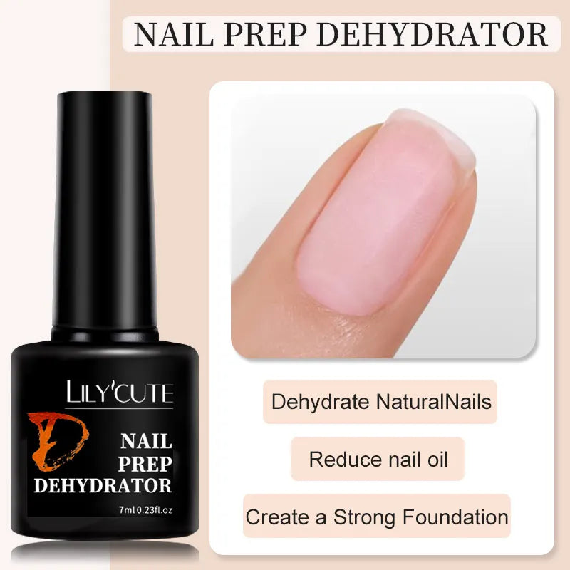 LILYCUTE 8ml Pink Dried Flower Gel Nail Polish Natural Flower Fairy Nail Art Gel Soak Off UV LED Painting Varnish For Nails DIY