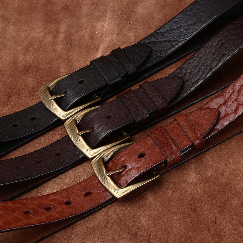 Luxury Copper Buckle Belt
