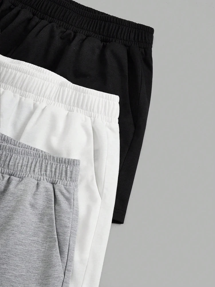 Elastic Waist Biker Shorts