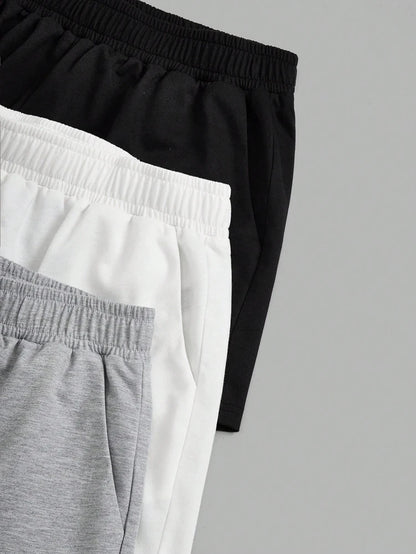 Elastic Waist Biker Shorts