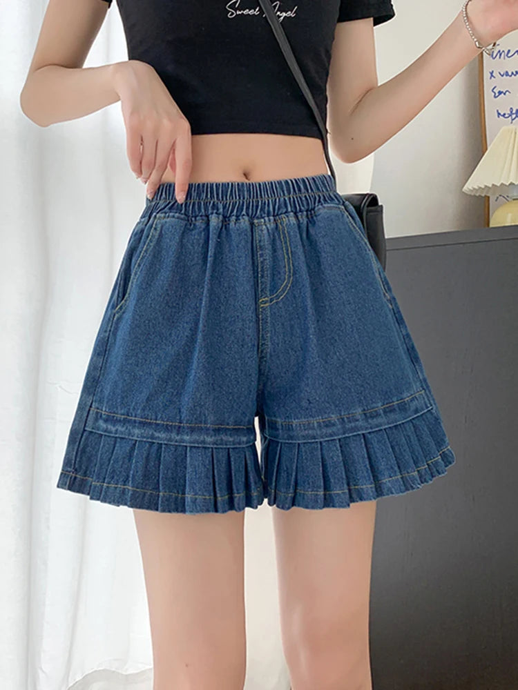 Pleated Shorts