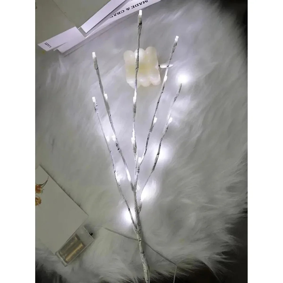 White Birch Branch LED Festive Light