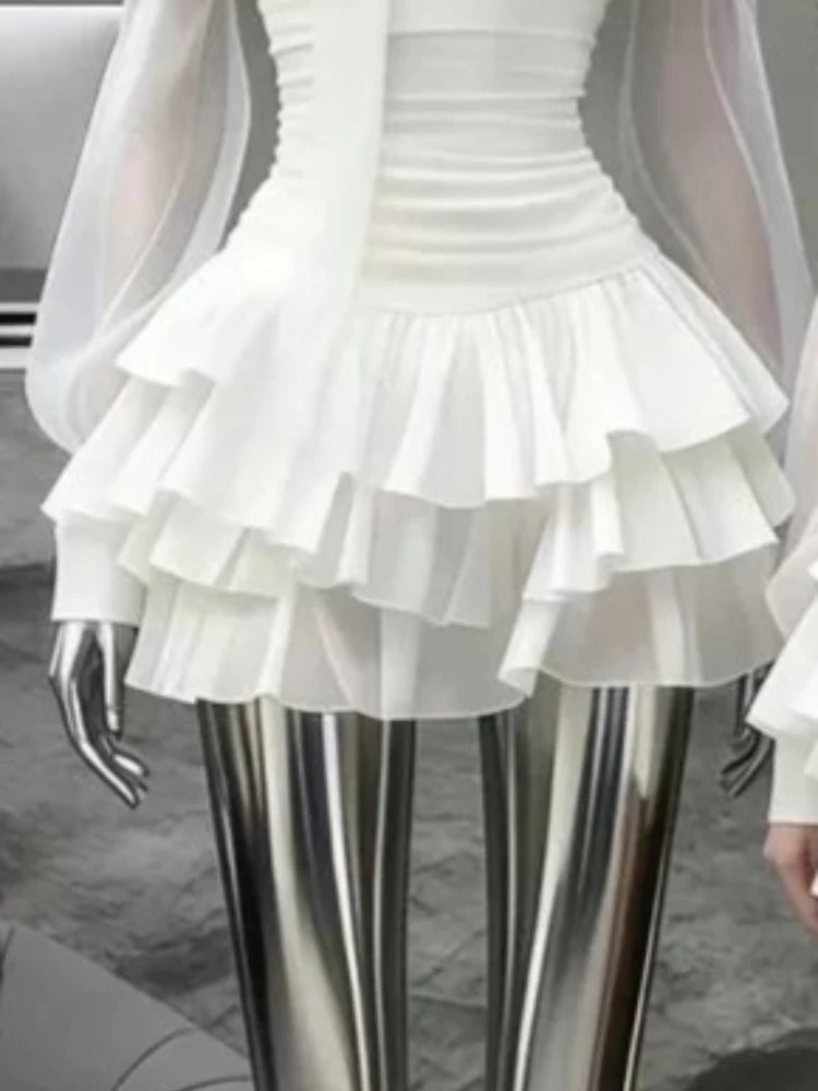 Off Shoulder Elegant Long Sleeve Dress