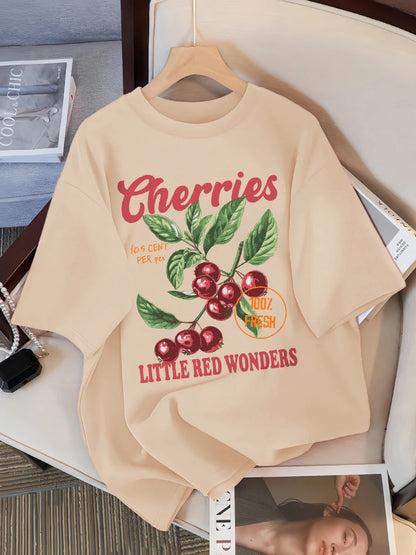 チェリー100%フレッシュ リトルレッドワンダーズTシャツ