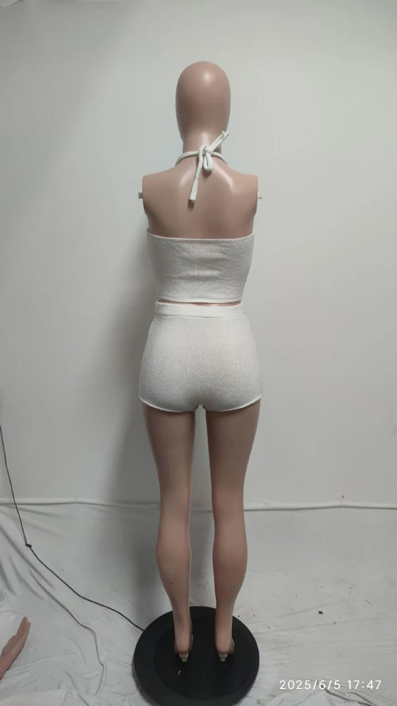 Rhinestone Patchwork 2 Piece Set