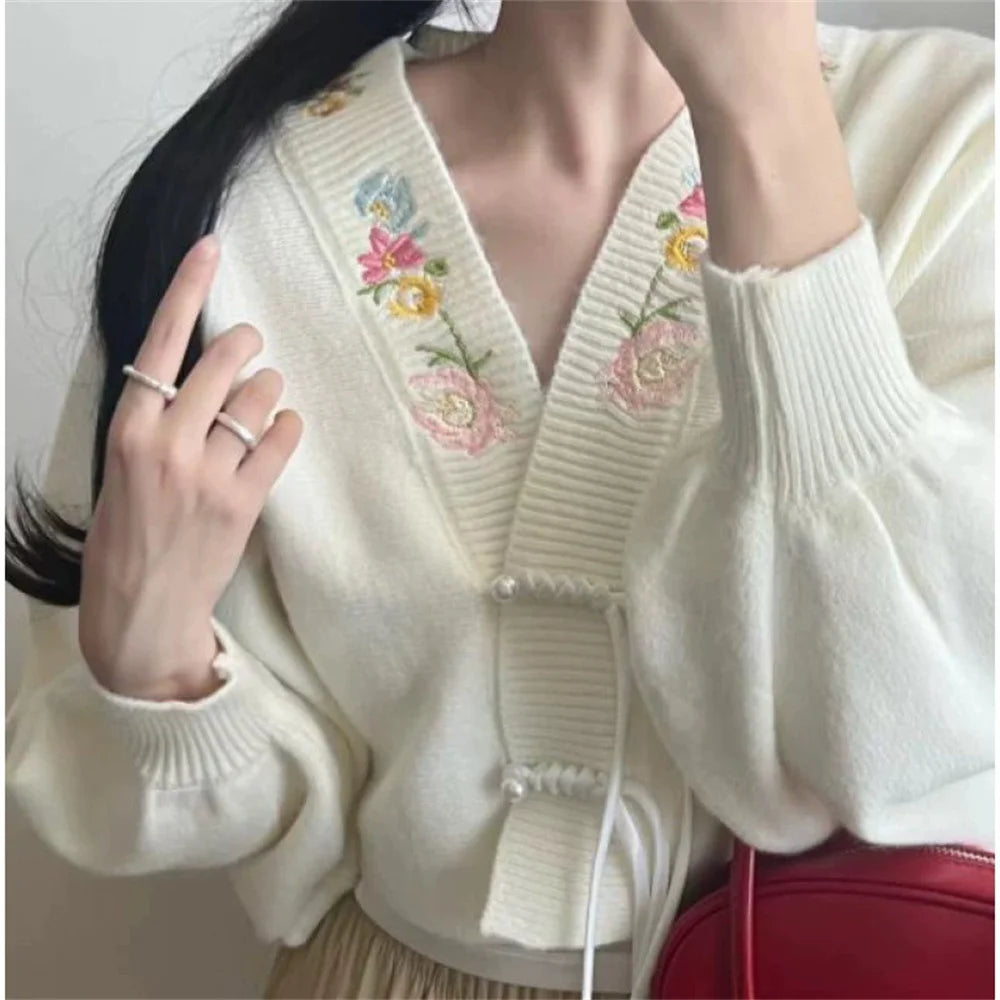 Tie Up Bow Knit Cardigan