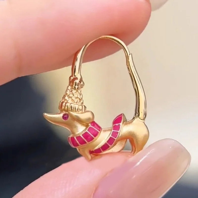 Dachshund Pet Earring