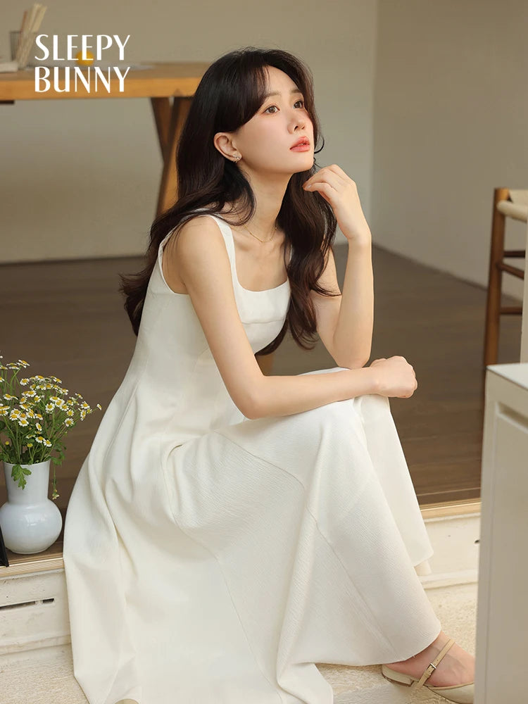 Square Neck Sleeveless Maxi Dress