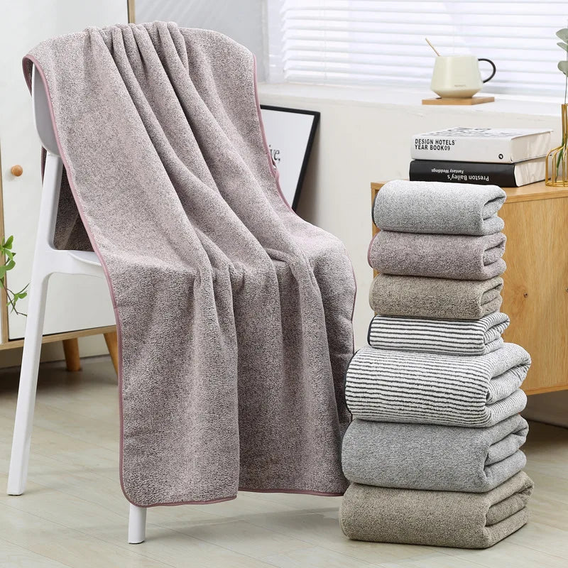 Bamboo Charcoal Fiber Towel Set