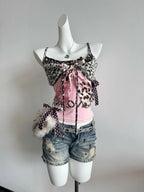 Leopard Lace Tank