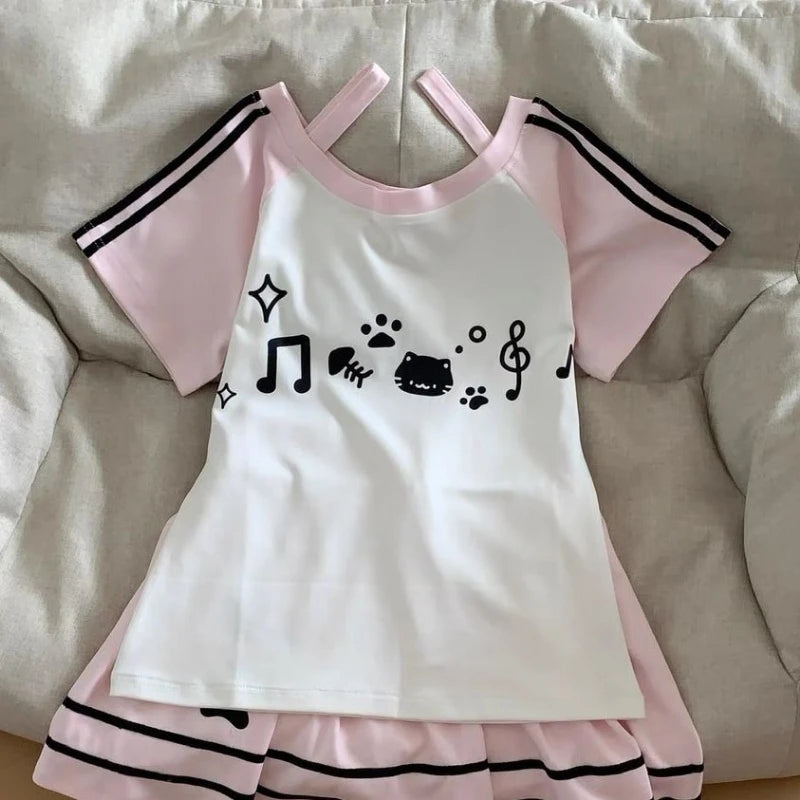 Cartoon Printing Tee