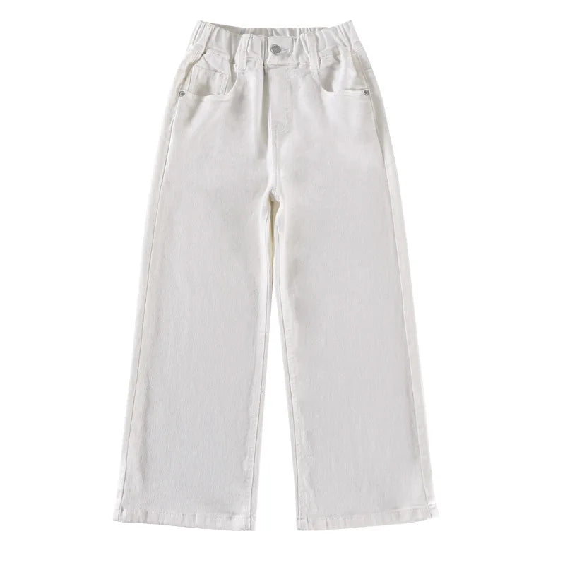 Straight Jeans with Bow