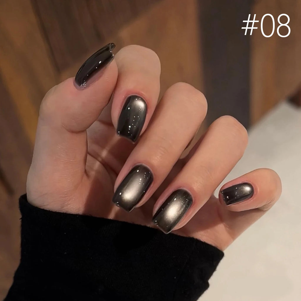 12ml 1-21pcs Brown Gold Cat Eye Gel Nail Polish