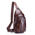 Genuine Leather Casual Crossbody Bag