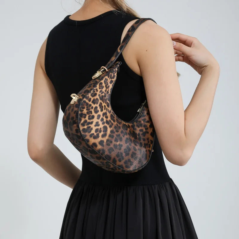 Cow Print Shoulder Bag