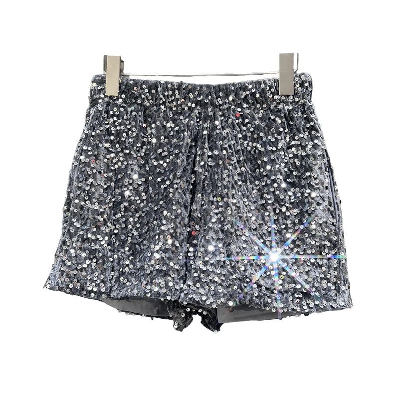Sequined Shorts