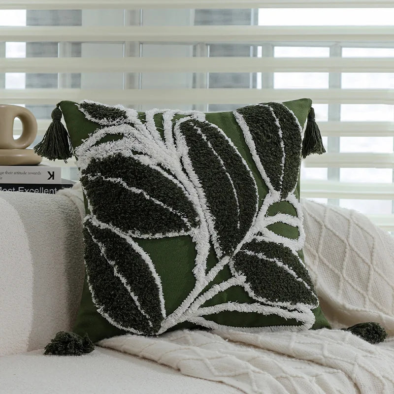 Floral Tufted Pillowcase