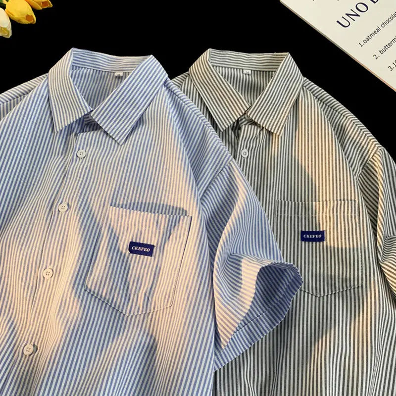 Striped Short Sleeve Shirt