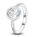 925 Sterling Silver Flower Rings