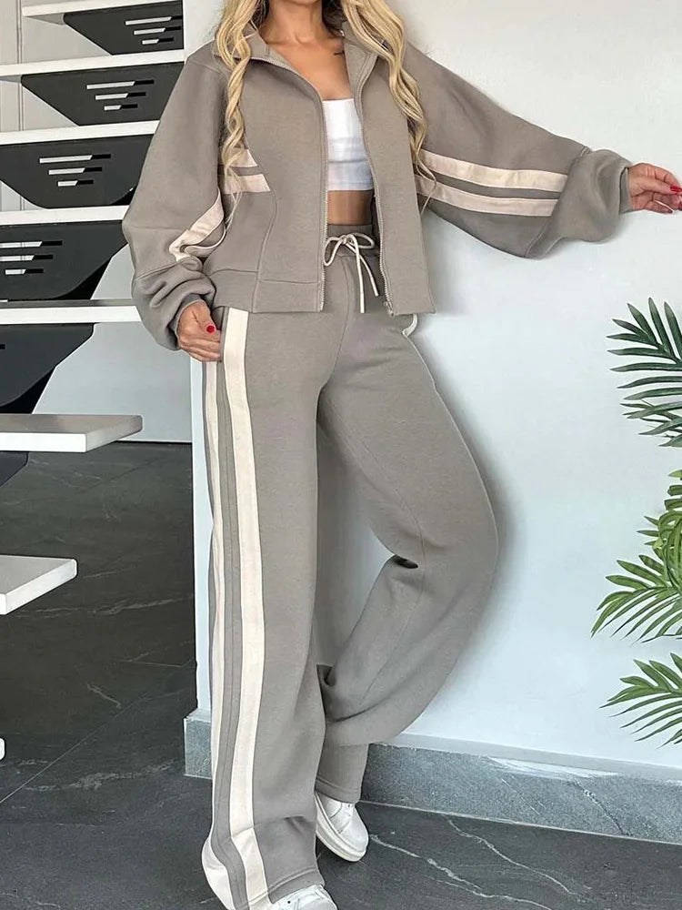 Wide Leg Pants Fashion Set