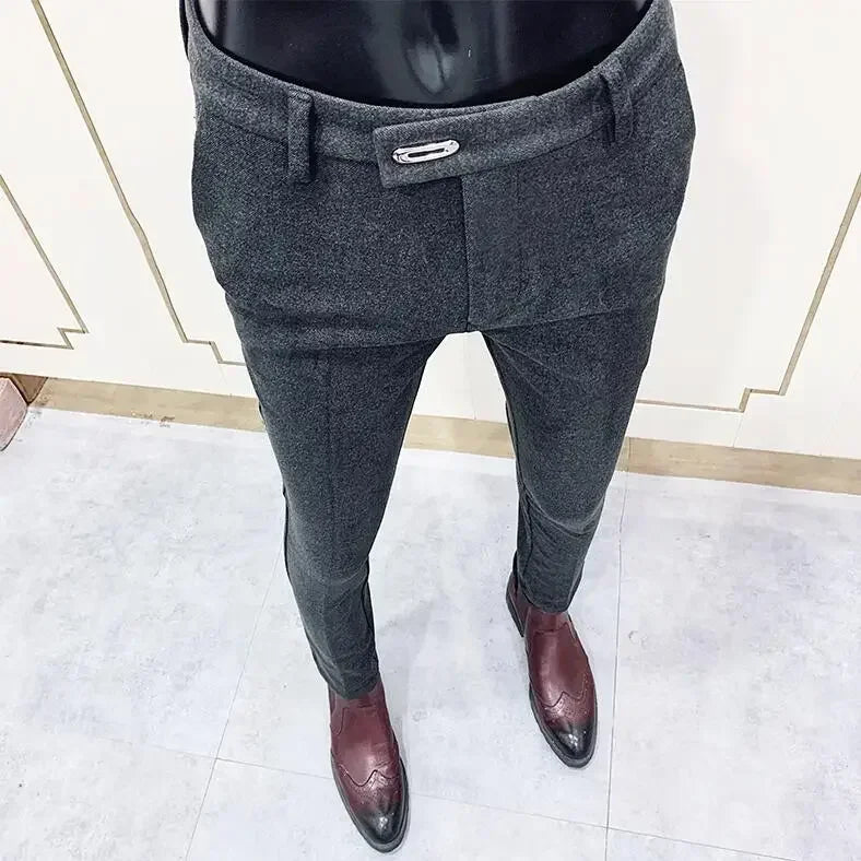 Slim Fit Corduroy Trousers