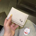 Simple Love Bow Short Wallet
