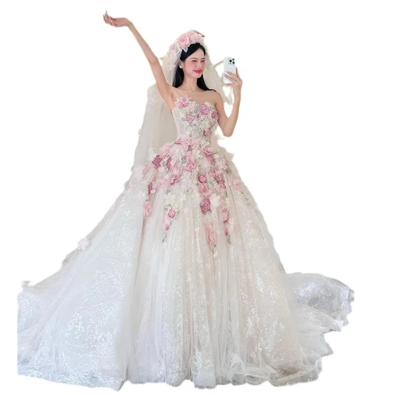 Flowers Corset Dress