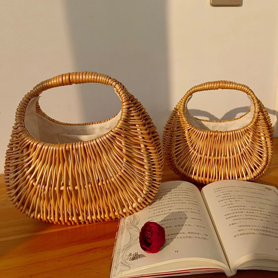 Rattan Straw Bag