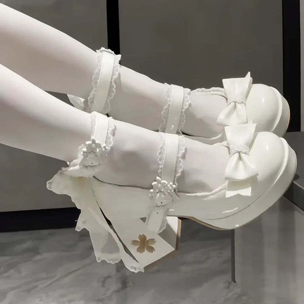 Butterfly Knot High Heels