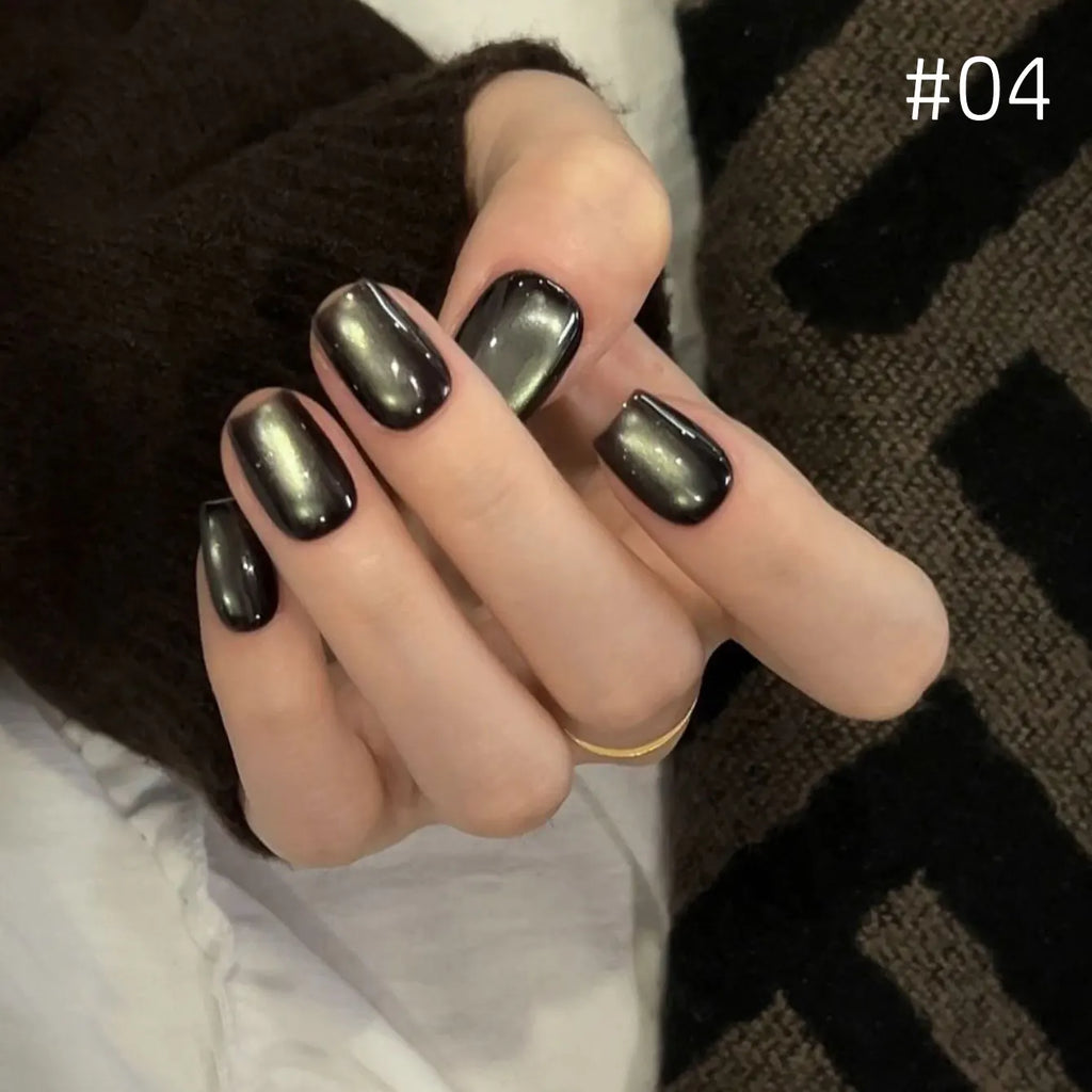 12ml 1-21pcs Brown Gold Cat Eye Gel Nail Polish