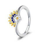 925 Sterling Silver Flower Rings