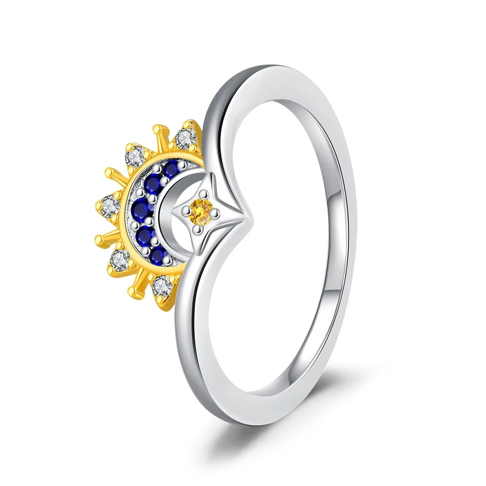 925 Sterling Silver Flower Rings