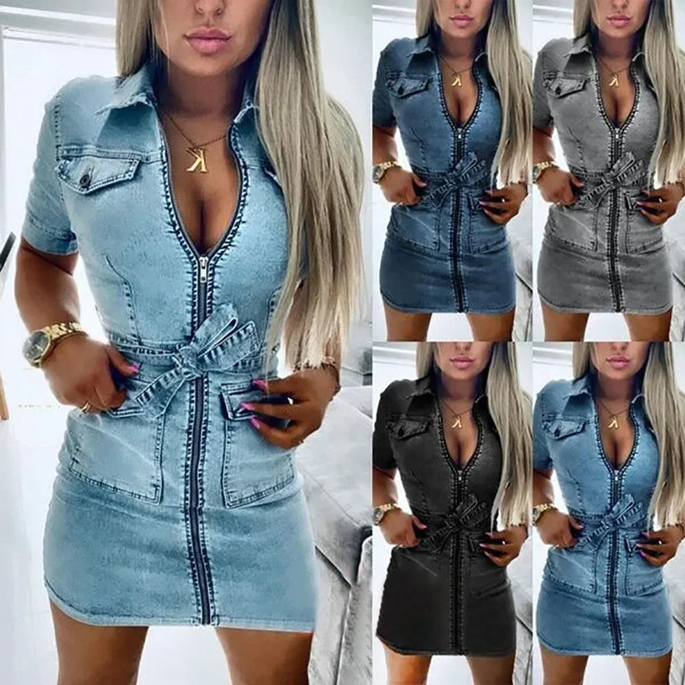Denim Mini Dress