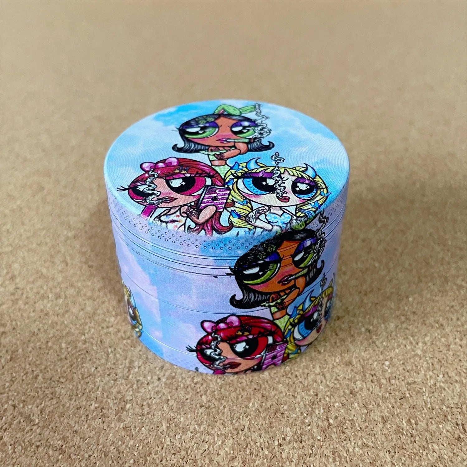 2inch/50mm Smoking Besties Metal Herb Grinder Smoking Accessories