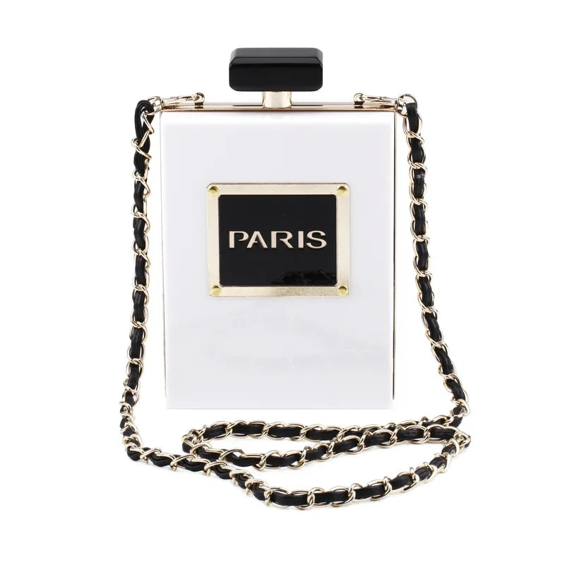 Acrylic Paris Perfume Shaped Bag