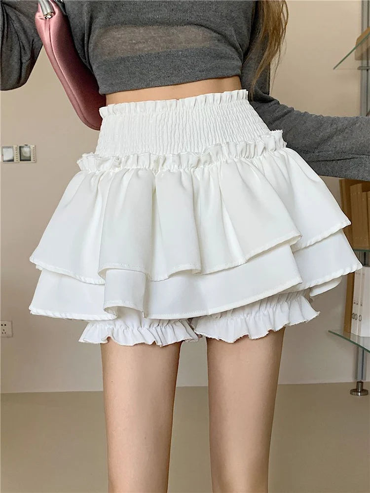 Ruffles Cake Mini Skirt