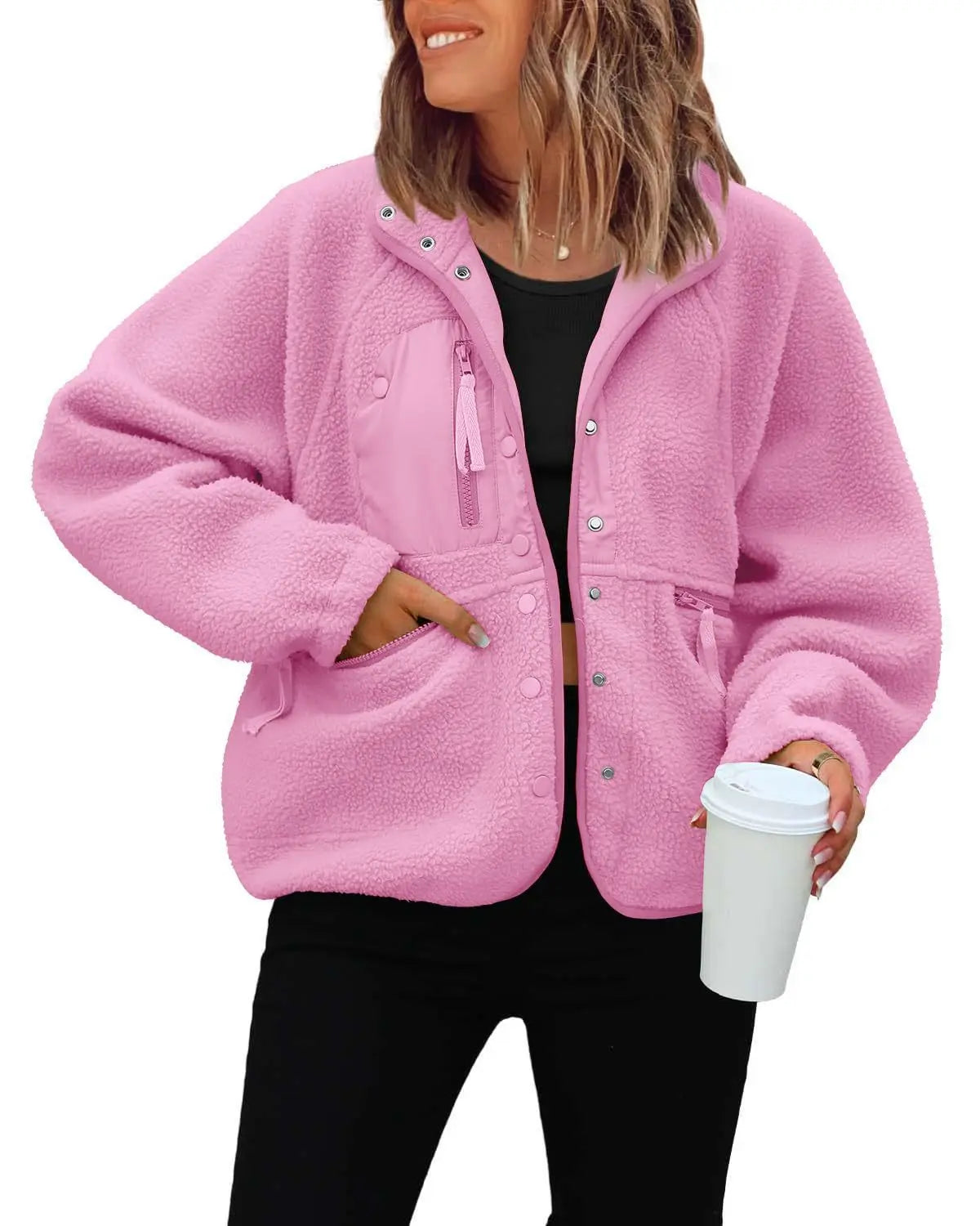 Fleece Loose Jacket